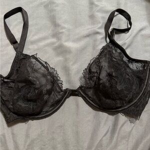 Victoria's Secret Black Lace Underwire Bra